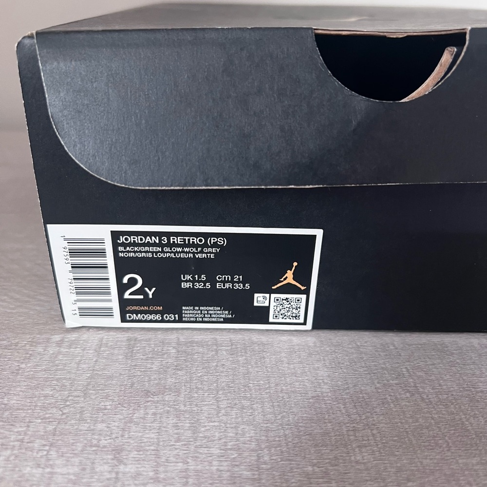 Jordan 3 Retro PS in Black and Gold